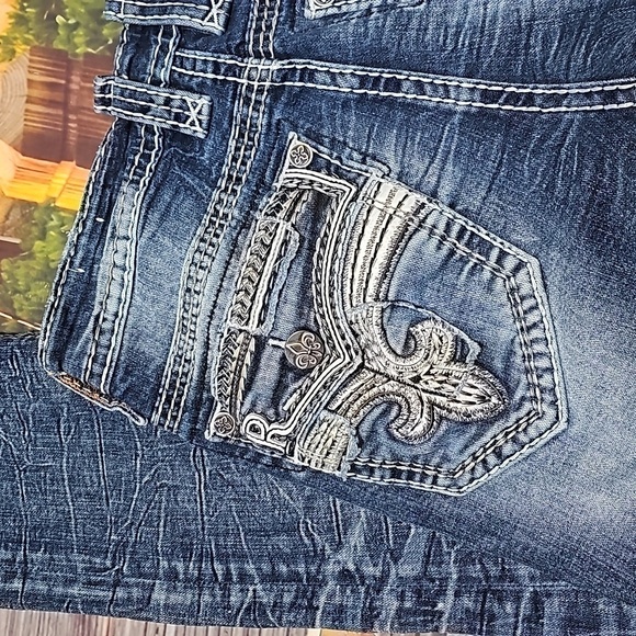 Rock Revival Straight Jeans Size 31x30 - Picture 7 of 9